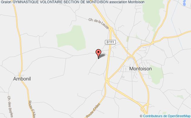 GYMNASTIQUE VOLONTAIRE SECTION DE MONTOISON