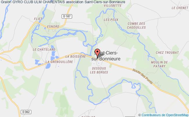 plan association Gyro Club Ulm Charentais Saint-Ciers-sur-Bonnieure