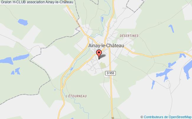 plan association H-club Ainay-le-Château