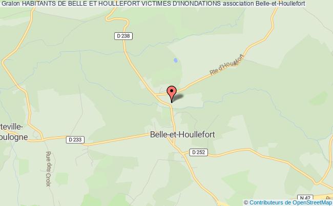 plan association Habitants De Belle Et Houllefort Victimes D'inondations Belle-et-Houllefort
