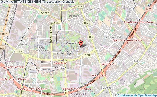 plan association Habitants Des Geants 