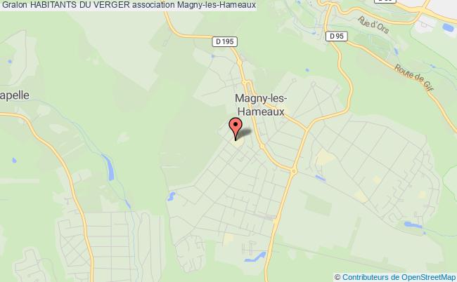 plan association Habitants Du Verger Magny-les-Hameaux