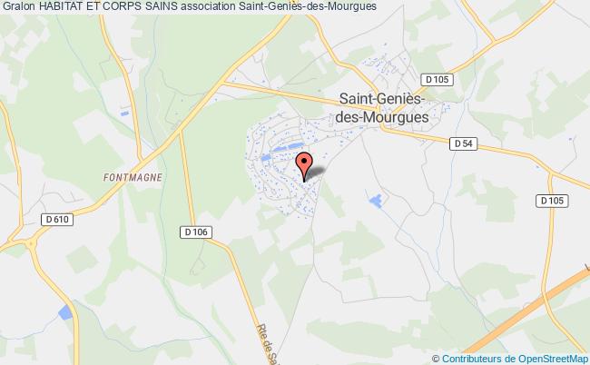 plan association Habitat Et Corps Sains Saint-Geniès-des-Mourgues