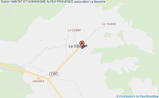 plan association Habitat Et Humanisme Alpes Provence Beaume