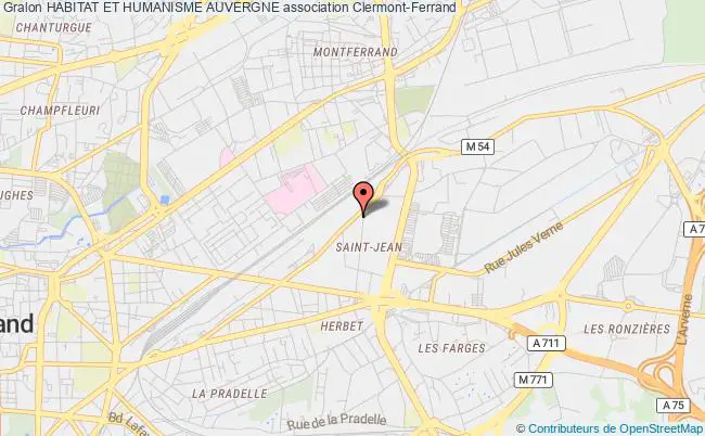 plan association Habitat Et Humanisme Auvergne Clermont-Ferrand