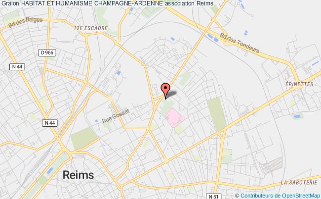 plan association Habitat Et Humanisme Champagne-ardenne Reims