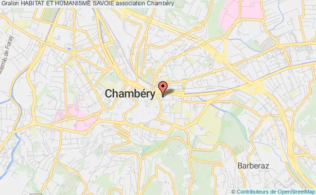 plan association Habitat Et Humanisme Savoie Chambéry