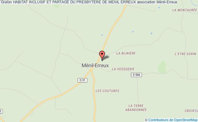 plan association Habitat Inclusif Et PartagÉ Du PresbytÈre De Menil Erreux Ménil-Erreux