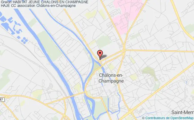 plan association Habitat Jeune Chalons En Champagne 
Haje Cc Châlons-en-Champagne