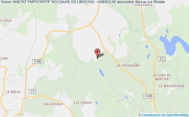 plan association Habitat Participatif Solidaire En Limousin - Habsolim Bersac-sur-Rivalier