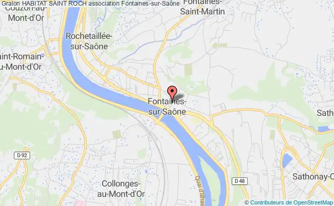 plan association Habitat Saint Roch Fontaines-sur-Saône