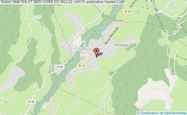 plan association Habiter Et Bien Vivre En Vallee Verte Habère-Lullin