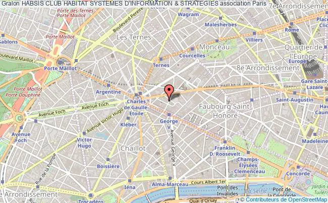plan association Habsis Club Habitat Systemes D'information & Strategies Paris