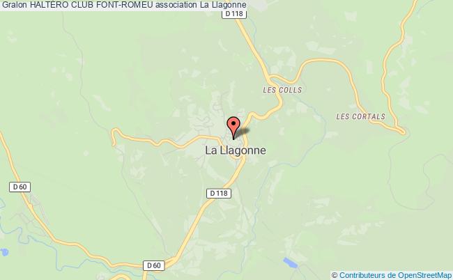 plan association HaltÉro Club Font-romeu La    Llagonne