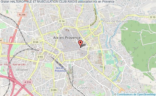 plan association Halterophile Et Musculation Club Aixois Aix-en-Provence