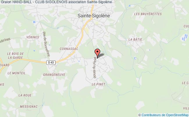 plan association Hand-ball - Club Sigolenois Sainte-Sigolène