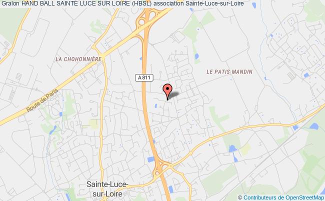 plan association Hand Ball Sainte Luce Sur Loire (hbsl) Sainte-Luce-sur-Loire