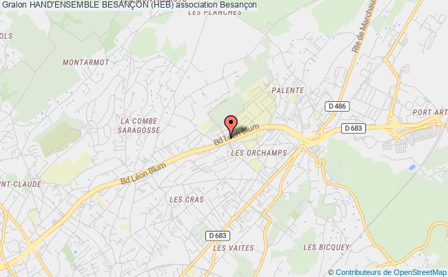 plan association Hand'ensemble BesanÇon (heb) Besançon