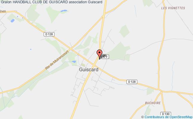 plan association Handball Club De Guiscard Guiscard