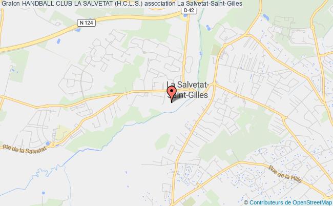 plan association Handball Club La Salvetat (h.c.l.s.) La    Salvetat-Saint-Gilles