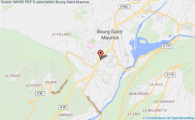 plan association Handi Pep's Bourg-Saint-Maurice