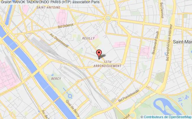 plan association Hanok Taekwondo Paris (htp) Paris