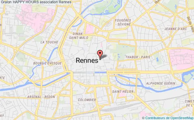 plan association Happy Hours Rennes