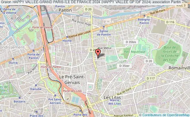 plan association Happy Vallee-grand Paris-Île De France 2024 (happy Vallee Gp Idf 2024) Pantin