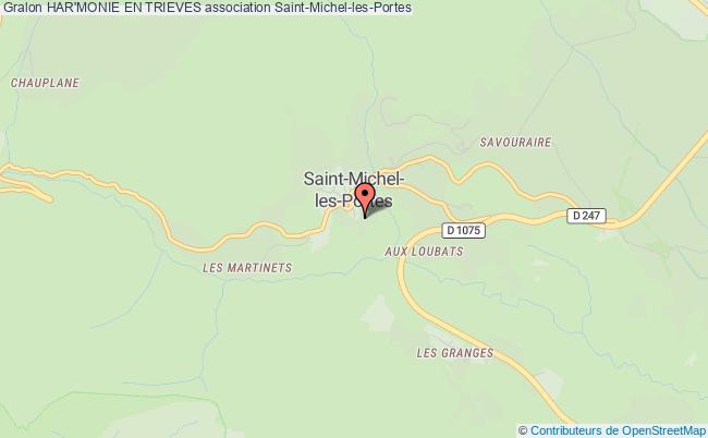 plan association Har'monie En Trieves Saint-Michel-les-Portes
