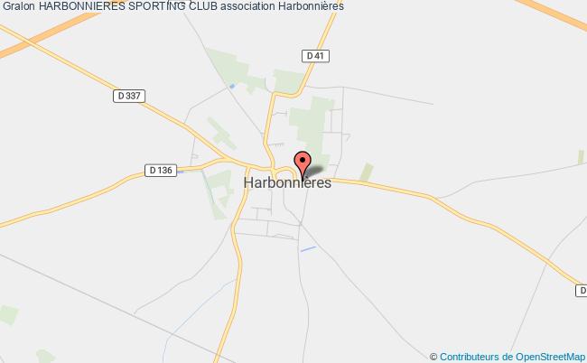 plan association Harbonnieres Sporting Club Harbonnières
