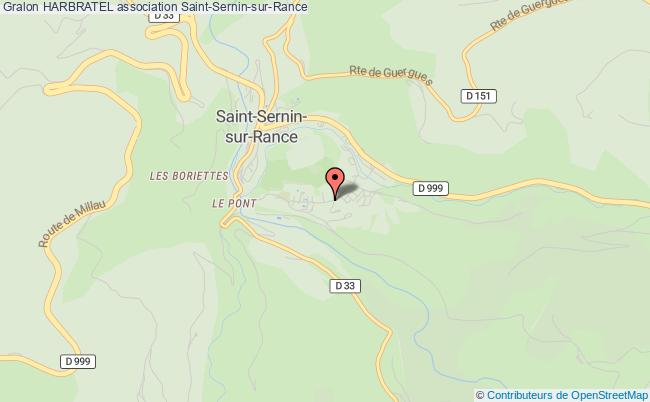 plan association Harbratel Saint-Sernin-sur-Rance