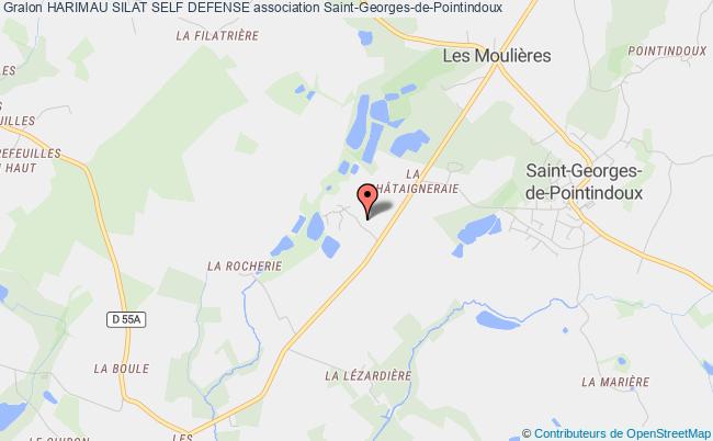 plan association Harimau Silat Self Defense Saint-Georges-de-Pointindoux