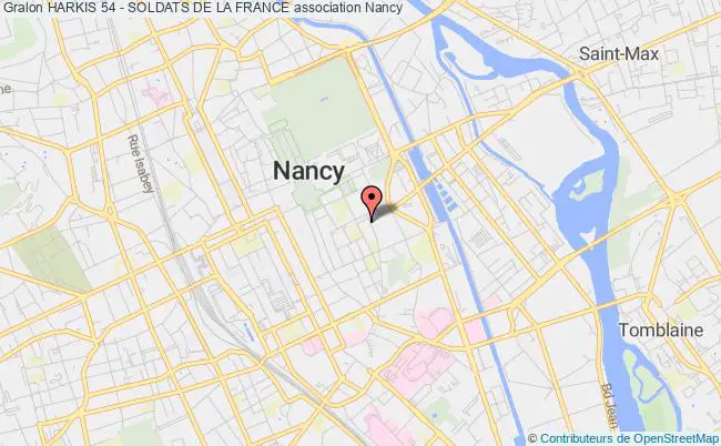 plan association Harkis 54 - Soldats De La France Nancy
