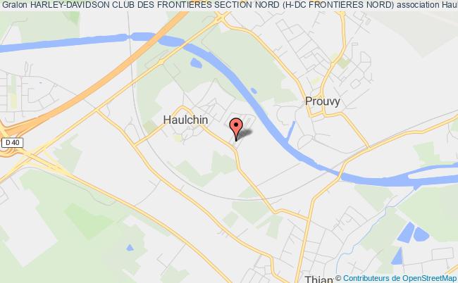 plan association Harley-davidson Club Des Frontieres Section Nord (h-dc Frontieres Nord) Haulchin
