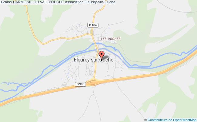 plan association Harmonie Du Val D'ouche Fleurey-sur-Ouche