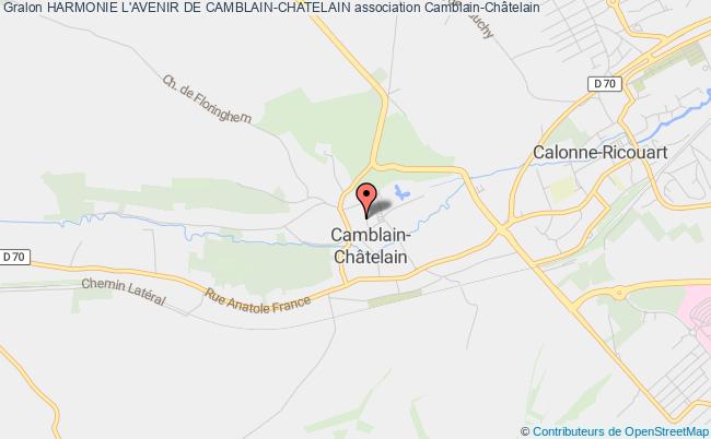 plan association Harmonie L'avenir De Camblain-chatelain Camblain-Châtelain