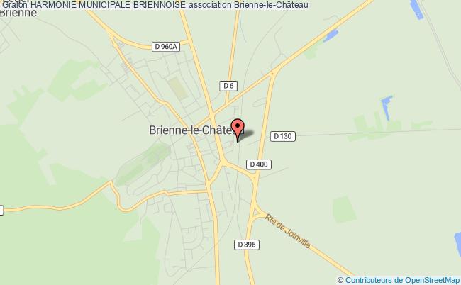 plan association Harmonie Municipale Briennoise Brienne-le-Château