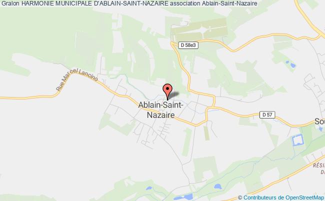 plan association Harmonie Municipale D'ablain-saint-nazaire Ablain-Saint-Nazaire