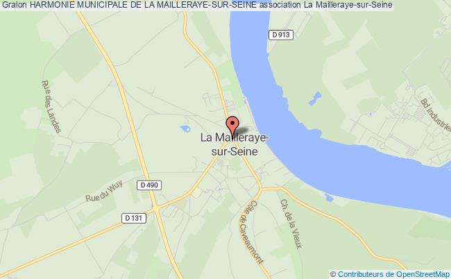plan association Harmonie Municipale De La Mailleraye-sur-seine Arelaune-en-Seine