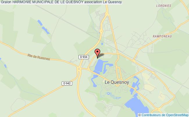 plan association Harmonie Municipale De Le Quesnoy Le Quesnoy