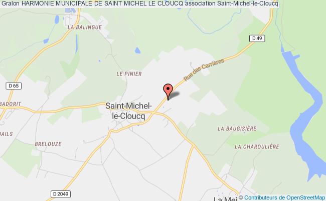 plan association Harmonie Municipale De Saint Michel Le Cloucq Saint-Michel-le-Cloucq