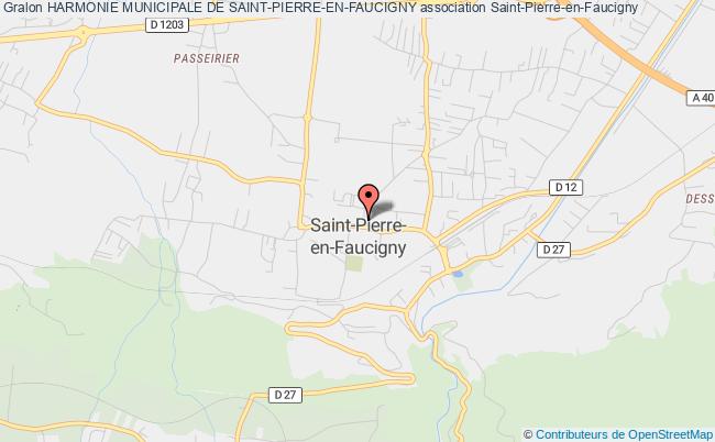 plan association Harmonie Municipale De Saint-pierre-en-faucigny Saint-Pierre-en-Faucigny