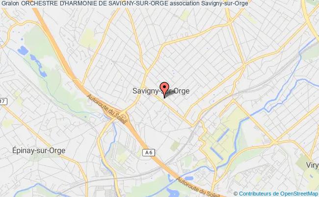 plan association Harmonie Municipale De Savigny-sur-orge Savigny-sur-Orge