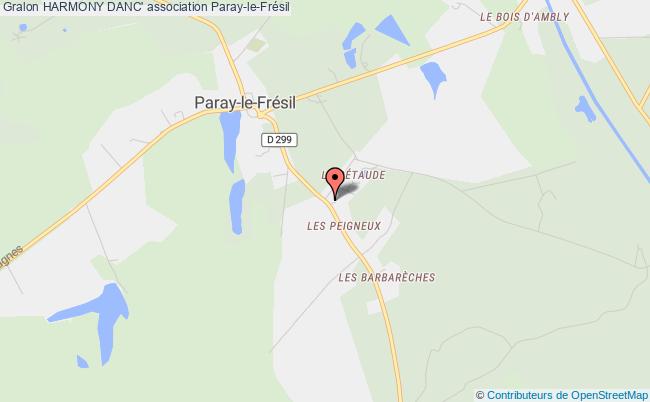 plan association Harmony Danc' Paray-le-Frésil