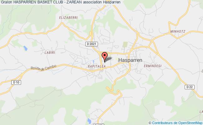plan association Hasparren Basket Club - Zarean Hasparren