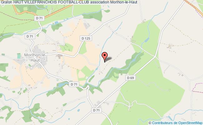 plan association Haut Villefranchois Football-club Morlhon-le-Haut