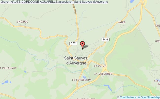 plan association Haute-dordogne Aquarelle Saint-Sauves-d'Auvergne