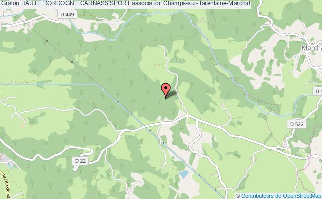 plan association Haute Dordogne Carnass'sport Champs-sur-Tarentaine-Marchal