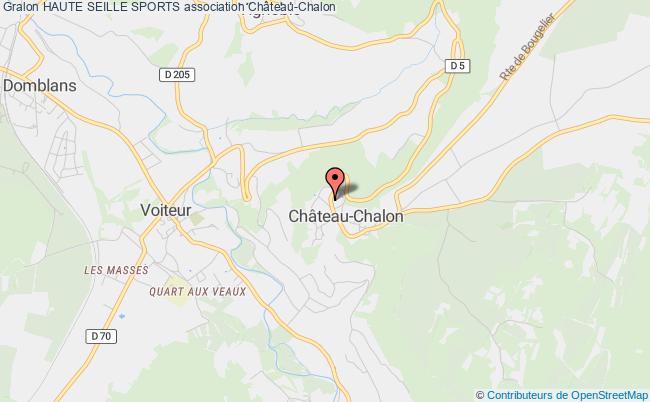 plan association Haute Seille Sports Château-Chalon