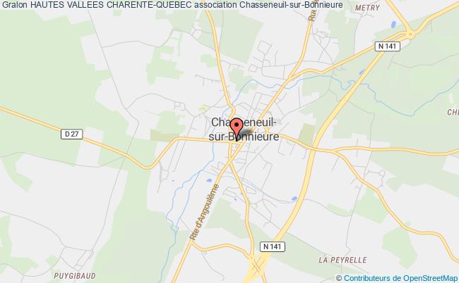 plan association Hautes Vallees Charente-quebec Chasseneuil-sur-Bonnieure